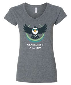 Alternative view of SOAR Generosity In Action Ladies V-Neck Tees