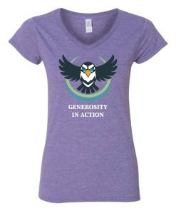 SOAR Generosity In Action Ladies V-Neck Tees