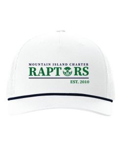 SOAR Raptors Est. 2010 White Rope Embroidered Hats