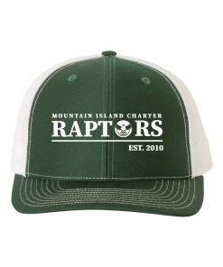 SOAR Raptors Green/White Embroidered Trucker Hats