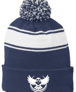 SOAR Foundation Embroidered Bird Pom Beanie